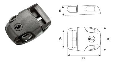 Standard Buckle Spa Hot Tub Cover Broken Latch Repair Kit Clip Lock | 4 PACK - Image 3