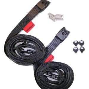 BLACK ACW Buckle 2 pc Wind Strap Kit Hot Tub Secure ACW Loc Spa Hurricane Tie Down | SIZE OPTIONS