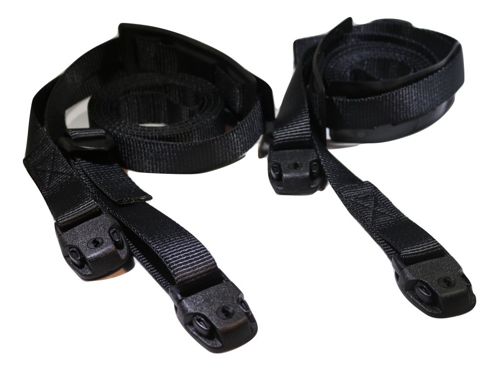 BLACK Standard Buckle Spa Cover Hot Tub Wind Securement Strap Complete Kit | SIZE OPTIONS - Image 2