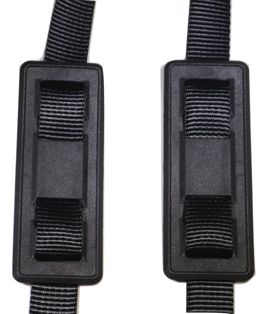 BLACK Standard Buckle Spa Cover Hot Tub Wind Securement Strap Complete Kit | SIZE OPTIONS - Image 3