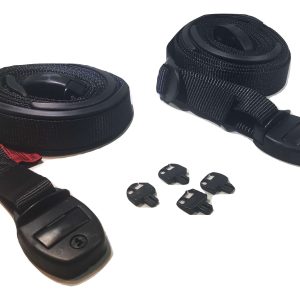 Black Nexus Center Release Buckle Spa Hot Tub Cover Adjustable Wind Straps | SIZE OPTIONS